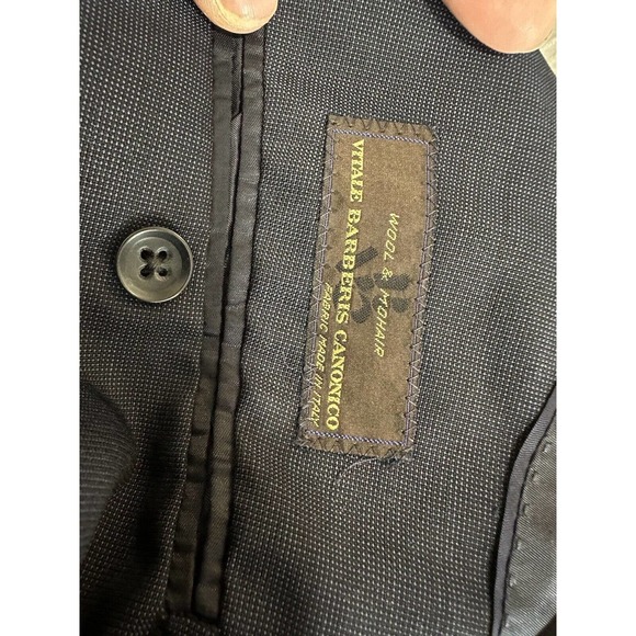 Banana Republic 38R Modern Fit Vitale Barberis Canonico Blazer Jacket Blue 22-37 - Picture 6 of 12